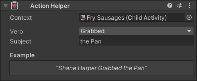 Action helper component